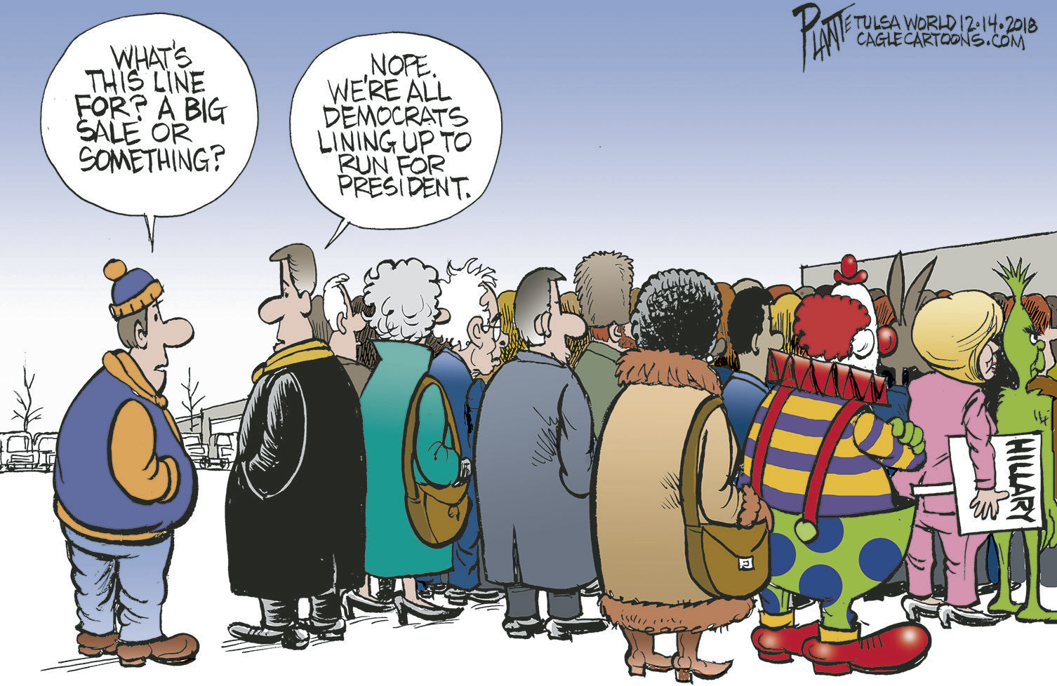 Bruce Plante Cartoon: Big Sale?